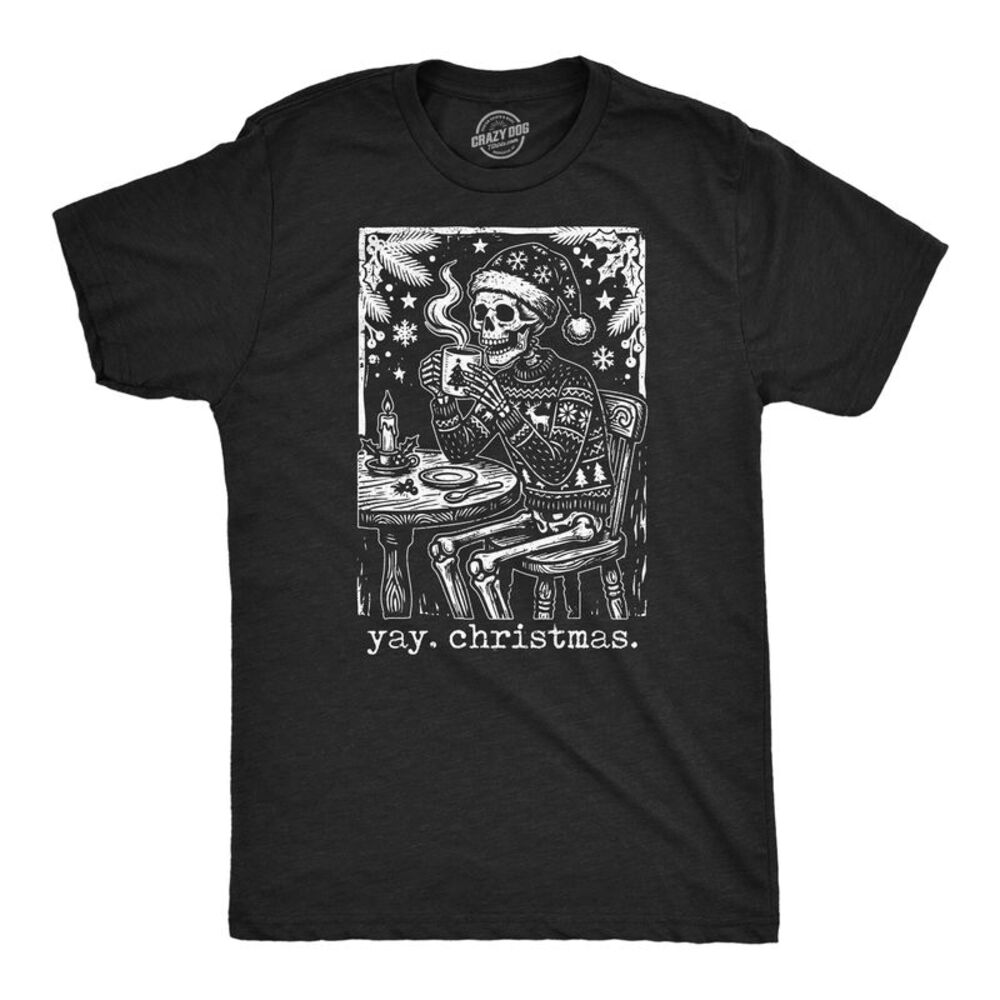 Mens Funny T Shirts Yay Christmas Sarcastic Holidays Tee For Men